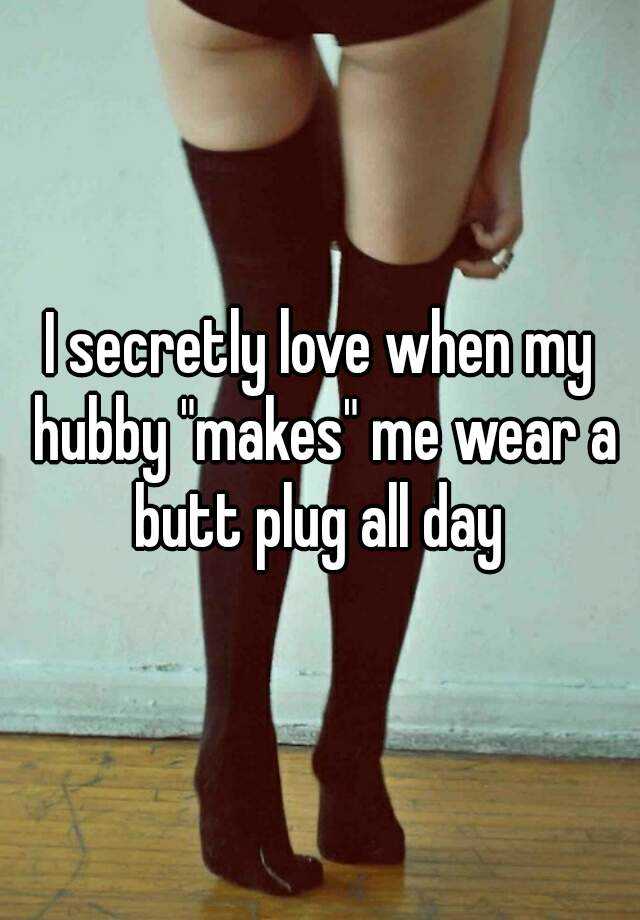 Wear Butt Plug All Day